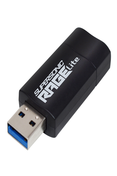 PATRIOT Memory RAGE LITE, 1 TB, USB Type-A, 3.2 Gen 1 (3.1 Gen 1), 120 MB/s, Slide, Black - PEF1TBRLB32U