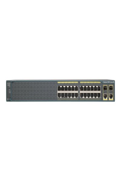 Catalyst 2960 24 10/100 + 2 T/SFP LAN Lite-bild - WS-C2960-24TC-S