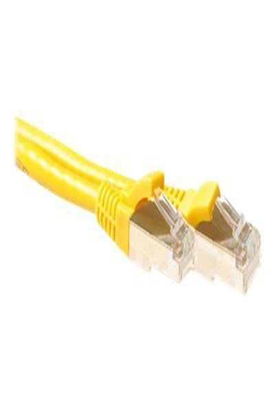 ACT Yellow 15 meter SFTP CAT6A patch cable snagless with RJ45 connectors - 15 m - Cat6a - RJ-45 - RJ-45 - Yellow