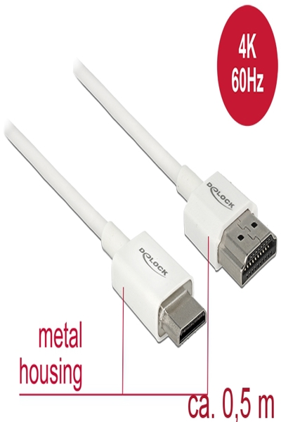 HDMI haute vitesse Delock avec Ethernet
