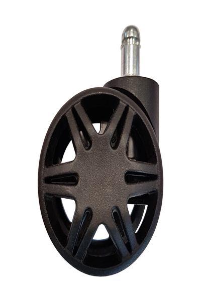 LC-Power LC-CASTERS-2BB - Castor wheels - LC-Power - with most gaming and office chairs - Black - Plastic - 5.7 cm - LC-CASTERS-2BB