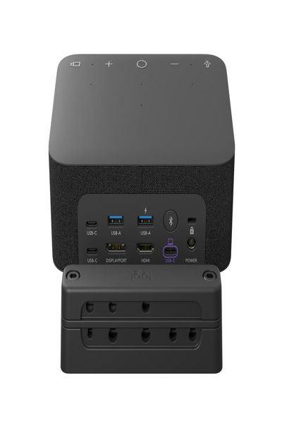 Logitech Logi Dock Focus Room kit UC - Personal video conferencing system - 4K Ultra HD - 90 fps - 5x - Graphite - 991-000463
