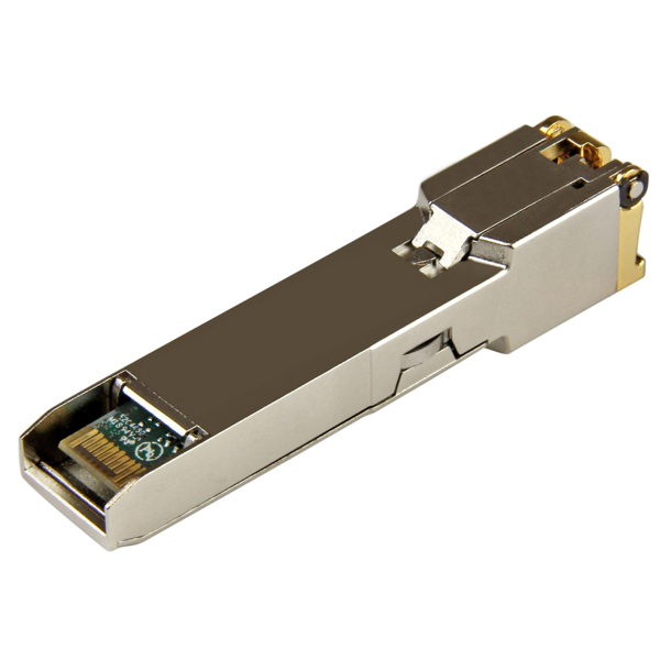 StarTech CG-ST transceiver module (SFP module, 10/100/1000Base-TX Palo Alto Networks compatible, copper, RJ-45 copper with DDM) - SFP (Mini-GBIC) transceiver module (equivalent to: Palo Alto Networks PAN-SFP-CG) - GigE - 1000Base-TX - RJ-45 - up to 100 m (CG - CG-ST