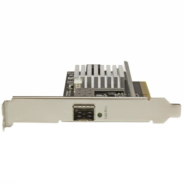 StarTech 1-Port 10G Open SFP+ Network Card - PCIe - Intel Chip - MM/SM - Internal - Wired - PCI Express - Fiber - 10000 Mbit/s - Black - PEX10000SFPI