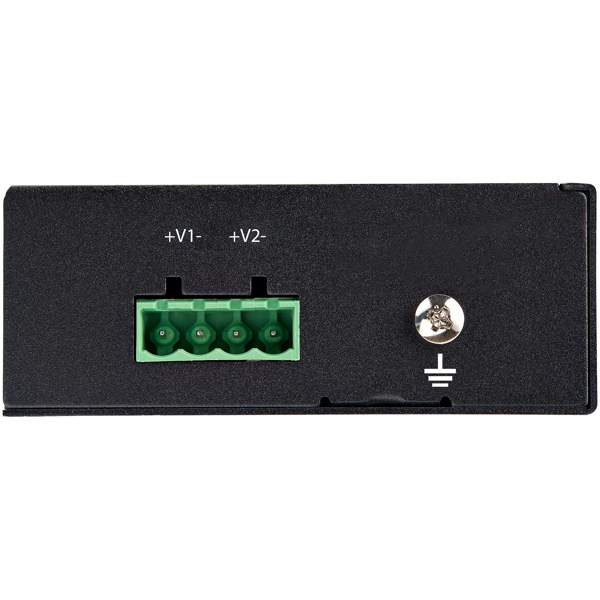 StarTech Industrial Gigabit Ethernet PoE Injector - 30W 802.3at PoE+ Midspan 48V-56VDC DIN Rail Power Over Ethernet Injector Adapter -40C to +75C Cameras/Sensors/WiFi Access - Power Injector - 30 Watt - Output ports: 2 - Black - POEINJ30W