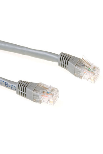 ACT Grey 5 meter LSZH U/UTP CAT6 patch cable with RJ45 connectors - 5 m - RJ-45 - RJ-45 - Grey