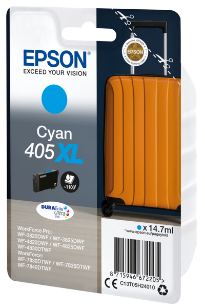 Epson 405XL - Encre pigmentée à haut rendement (XL) - 14,7 ml - 1 pièce(s) - Emballage individuel