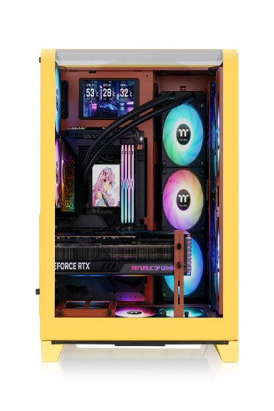 THERMALTAKE VIEW 390 AIR BUTTER CARAMEL MINI TOWER - CA-11F-00MMWN-00