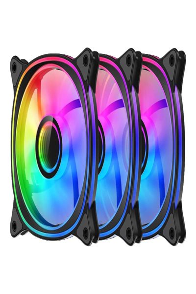LC-POWER FAN 120*120*25 LC-CF-120-ARGB-KIT-R-B ARGB B - LC-CF-120-ARGB-KIT-R-B