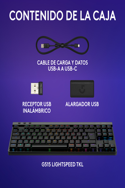 Logitech G G515 - Keyboard - LIGHTSPEED - TKL - Keyboard - QWERTY