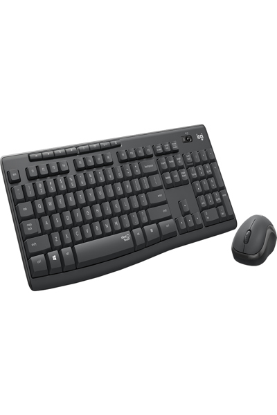 Logitech MK295 Silent Wireless Combo - Full-size (100%) - Wireless - RF Wireless - AZERTY - Graphite - Mouse included - 920-009803