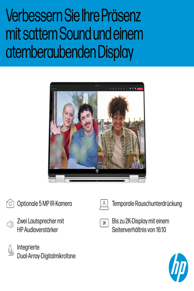 HP OmniBook 5 Flip 14-fp0153ng: Intel Core i5, 14-inch Convertible - BD1G9EA