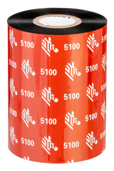 Zebra 5100 Resin 450m 11cm Black 2.5cm UL/cUL - 05100BK11045