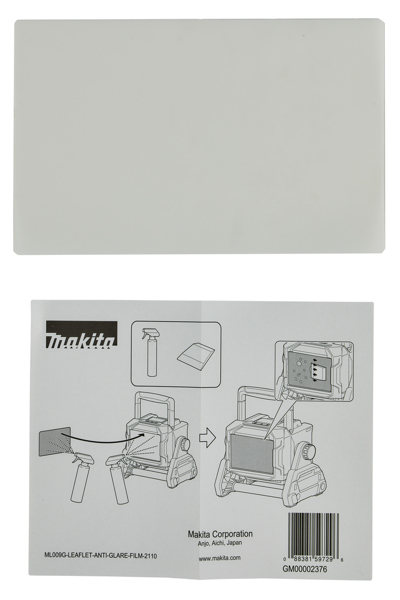 Makita GM00002376 Film anti-éblouissement ML009G
