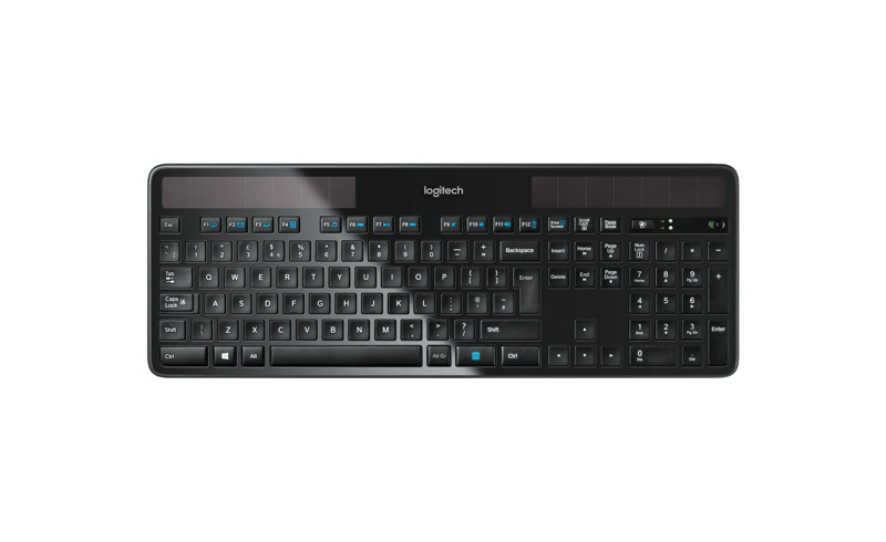 Logitech trådlös Solar K750 - Tangentbord - 920-002916