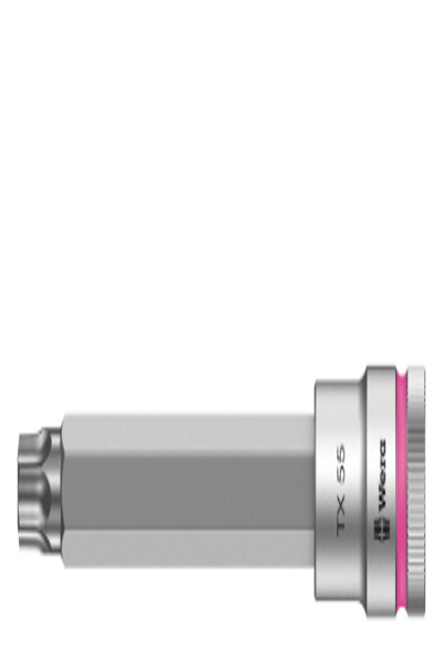 Wera 05003857001, Douille, 1/2", 1 tête(s), T55, Acier au chrome-vanadium, Chrome