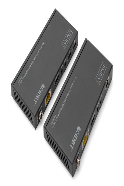 DIGITUS 4K HDBaseT HDMI KVM Extender Set, 70 m - DS-55512