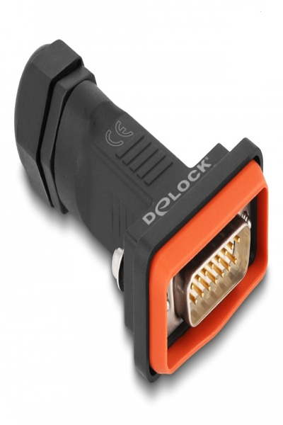 Delock Data connector - 15 pin D-Sub (DB-15) (M) - 87806