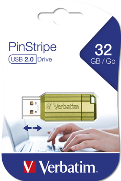 Verbatim Store 'n' Go Pin Stripe USB Drive - 49958
