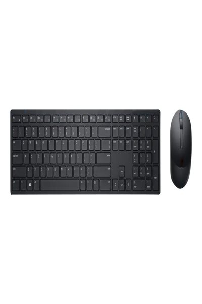 Dell KM5221W - Full-size (100%) - Wireless - RF Wireless - AZERTY - Black - Mouse included - KM5221WBKB-BEL