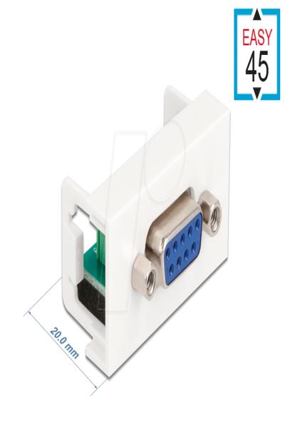 Delock Easy 45 - snap-in modules - 81348