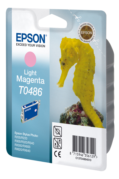 Encre pigmentée Epson Seahorse Singlepack Light Magenta T0486 - 1 pièce(s)