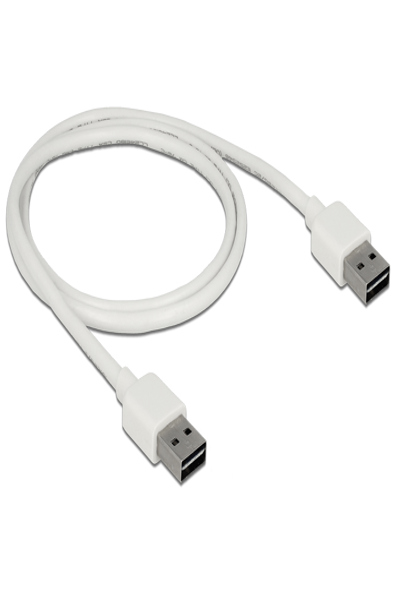 Delock Easy - Câble USB - USB (M) réversible vers USB (M) réversible