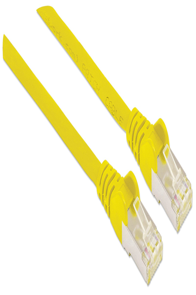 Câble de raccordement réseau Intellinet Cat6A 10 m Jaune