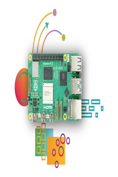Raspberry Pi 5 Modell B Enkelkortsdator - SC1110