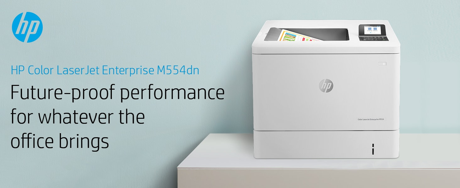 HP Color LaserJet Enterprise M554dn Printer - 7ZU81A