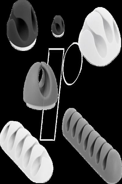 Delock Combo Set - Kabelhållarsats - 18300