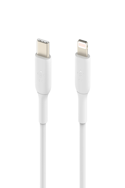 Belkin CAA003bt2MWH 2m Lightning till USB-C kabel - Vit - CAA003BT2MWH