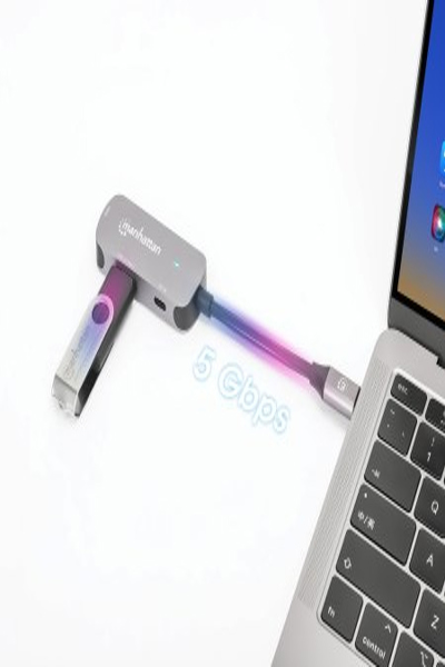 Manhattan USB-C Dock/Hub - Ports (x3): HDMI - USB-A and USB-C - With Power Delivery (100W) to USB-C Port (Note add USB-C wall charger and USB-C cable needed) - All Ports can be used at the same time - Aluminium - Space Grey - Three Year Warranty - Retail Box - Wire - 130707
