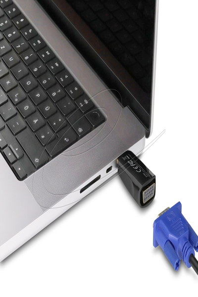 Delock HDMI to VGA Adapter with Audio - Adapter - Audio/Multimedia - 61082