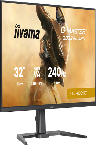 Iiyama GB3295QSU-B1 Gaming Monitor 32" TFT G-Master Flat Screen - GB3295QSU-B1