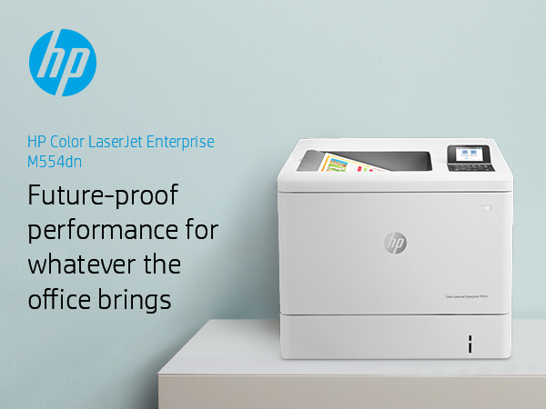 HP Color LaserJet Enterprise M554dn Printer - 7ZU81A