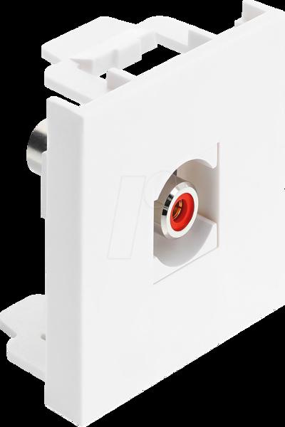 Delock Easy 45 Module RCA Socket to Red White