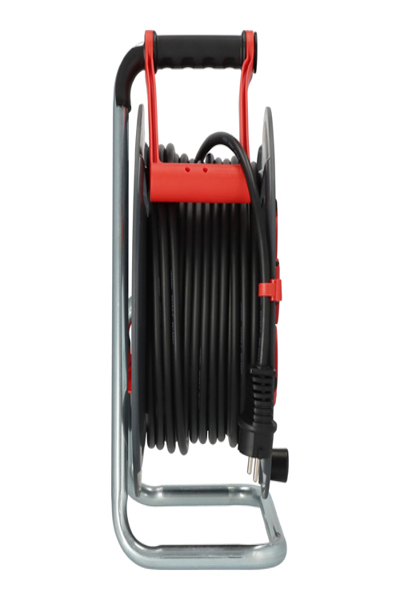 Brennenstuhl 9231250100, Svart, Röd, Plast, 5 AC-uttag, Rak, 25 m, IP44 - 9231250100