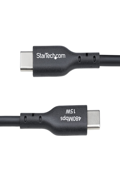 StarTech.com 2m USB-A till USB-C laddningskabel - USB2AC2MNC