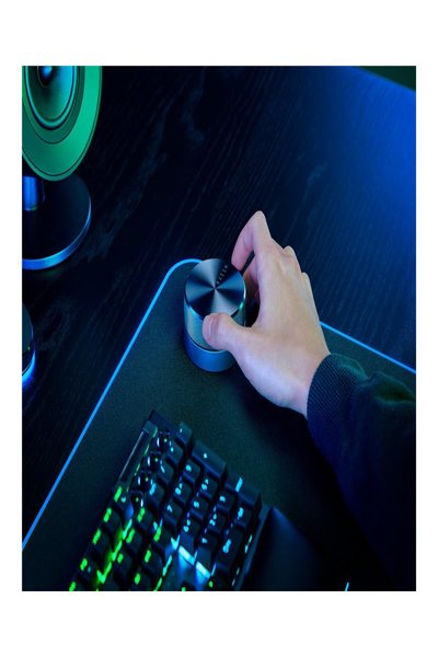 Razer WIRELESS CONTROL POD - Audio - Lighting - Bluetooth - Press buttons - Rotary - Black