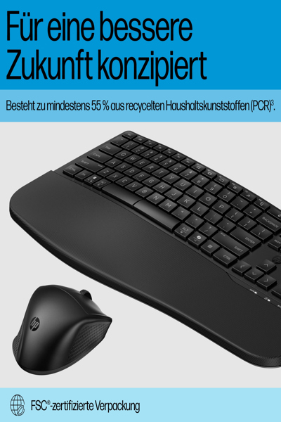 HP 680 CFT Dual-Mode Keyboard/Mouse Combo: 4,000 DPI
