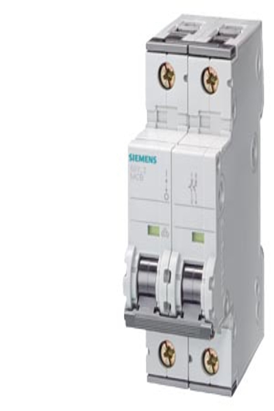 Siemens 5SY4204-7 Miniature Circuit Breaker 2-Pole 4A 400V 10kA