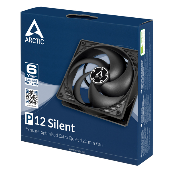 Arctic P12 Silent Pressure Optimized 12cm computer fan - ACFAN00130A