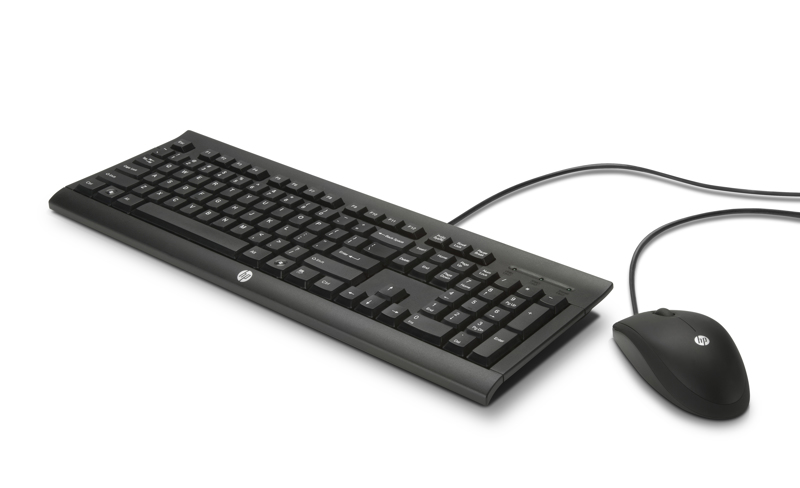 HP Tangentbord C2500 Desktop mit Maus - DE Layout - Keyboard - Optical - H3C53AA#ABD