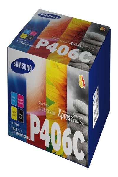 Samsung CLT-P406C Value Pack - 4-pack - CLT-P406C/ELS