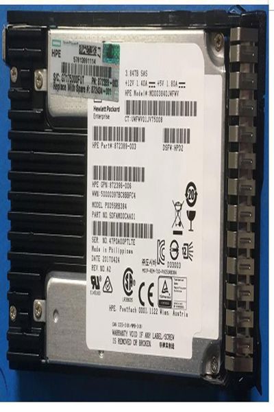 Disque SSD HPE 3,84 To 12 Go : SSD SAS RI SC à petit facteur de forme