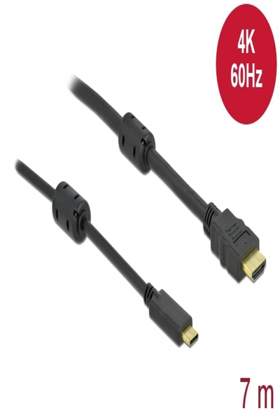 Delock Video-/ljudkabel - 24-stifts USB-C-hane till HDMI-hane - 85973