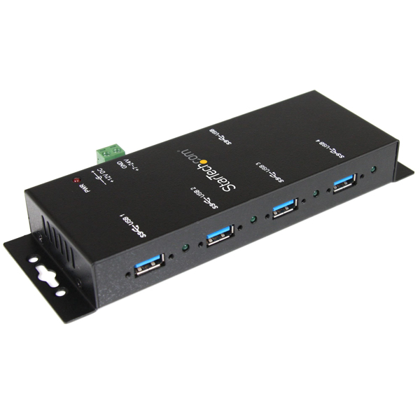StarTech Mountable 4 Port Industrial USB3.0 Hub ST4300USBM - ST4300USBM