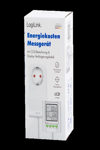 LogiLink energikostnadsmätare med CO2-utsläppskalkylator - EM0006
