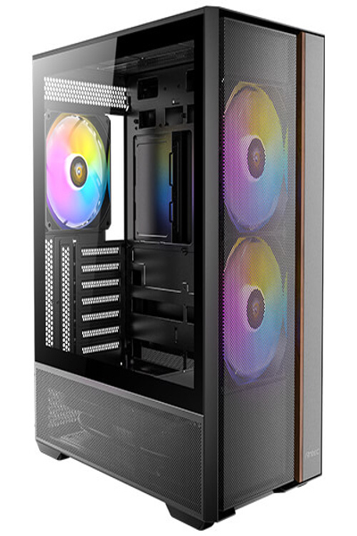 Antec Mid Flux Rear ATX/M-ATX/M-ITX o.N. BK retail - Midi/Minitower - ATX - Mini tower - ATX - 0-761345-10241-4